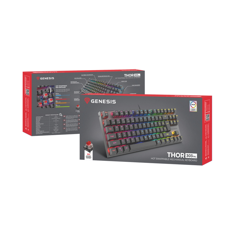 Genesis multimedia gaming keyboard